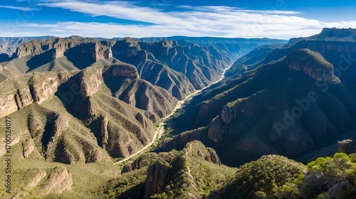 Landscape of Copper Canyon, Chihuahua, Mexico