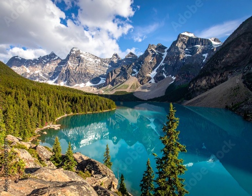 カナダの湖イメージ