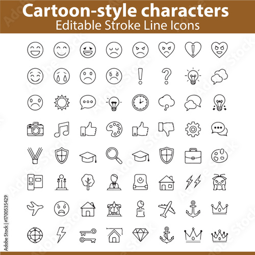 Cartoon Style Character Illustration – Fun, Cute, Playful, and Creative Vector Art