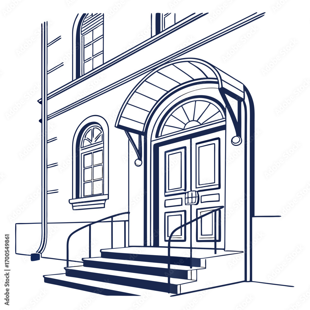 Fototapeta premium sketch of house