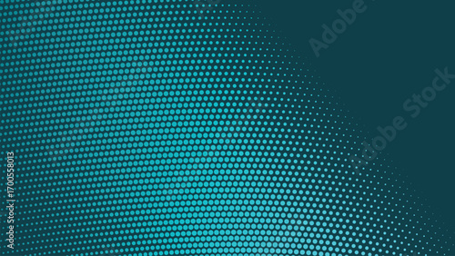 Teal Blue Halftone Abstract Background for Modern Digital Design Poster Wallpaper and Creative Artwork
