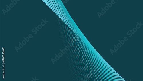 Teal Blue Halftone Abstract Background for Modern Digital Design Poster Wallpaper and Creative Artwork