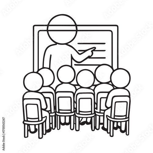 man sitting on chair watching tv cartoon vector illustration