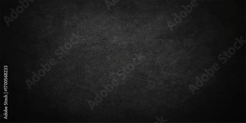 Blank vintage chalkboard texture with a dark grunge concrete wall surface