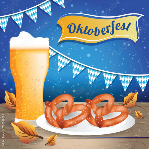 Oktoberfest Festivity Background