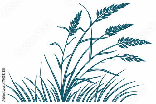 green grass vector illustration