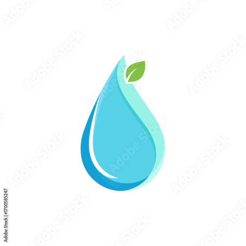 green water drop
