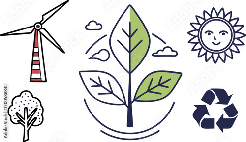 Eco-friendly Icons Set