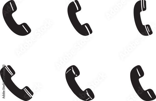 black call silhouette on white background