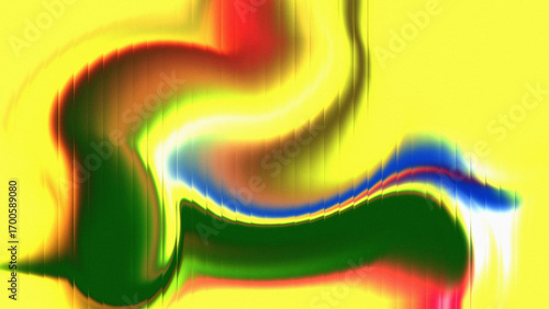 Vibrant Multicolor Abstract Wavy Gradient – Elegant Purple Silk Folds with Space for Design