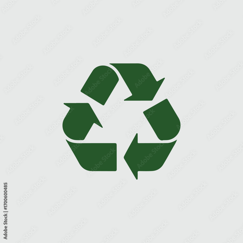 Obraz premium green recycle symbol