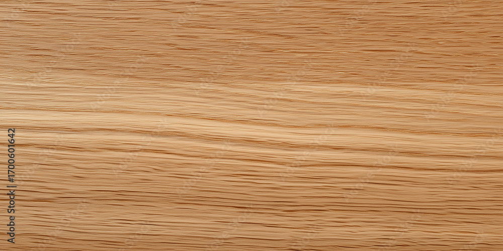 Naklejka premium Oak wood texture with straight grain and light satin finish.