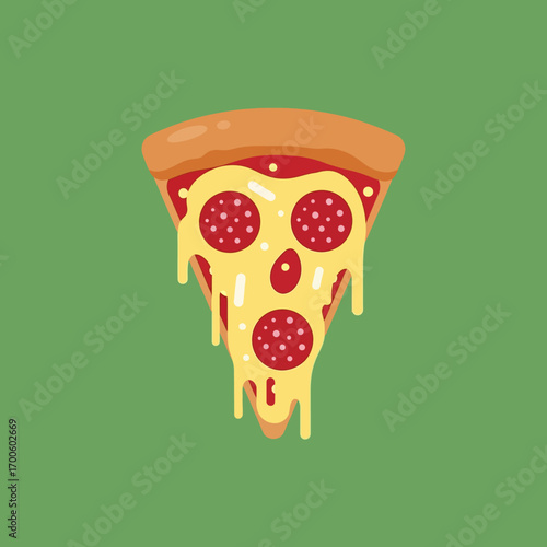 Melty Pepperoni Pizza Slice A Deliciously Spooky Treat