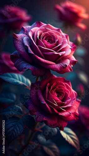 red and yellow roses
