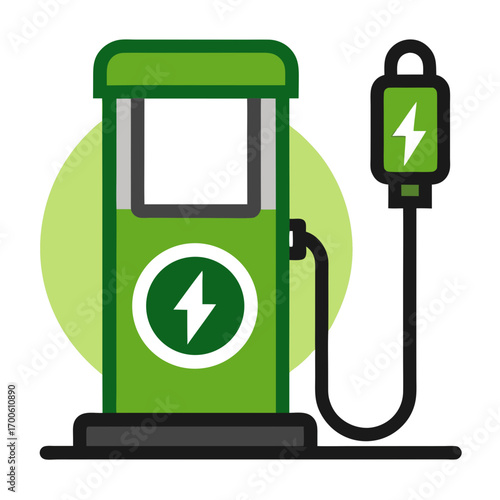 gas pump vector illustration