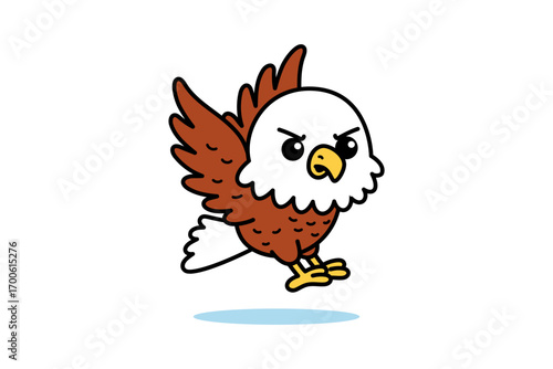 Eagle Gripping Cartoon
