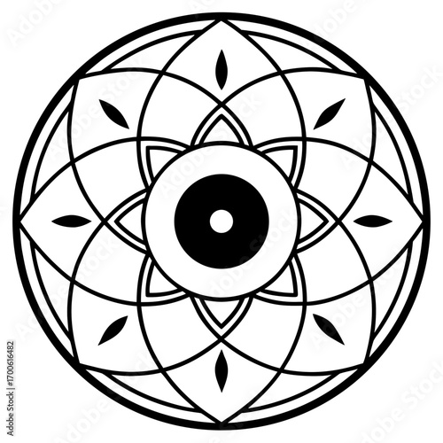 Yin Yang Harmony Mandala