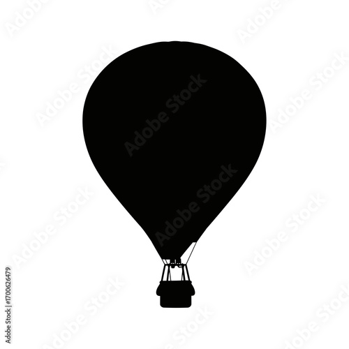 hot air balloon isolated