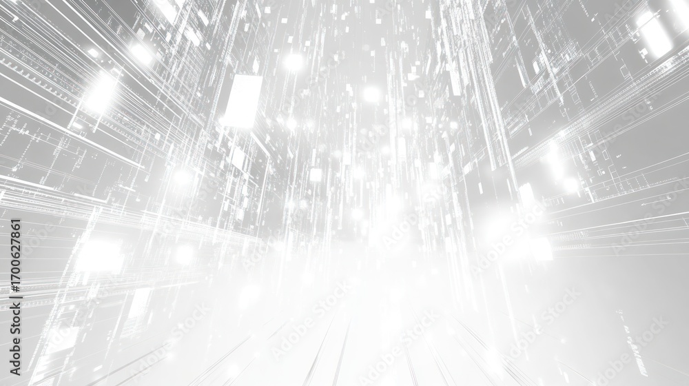 Obraz premium Abstract white architectural design