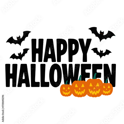 halloween vector with white background