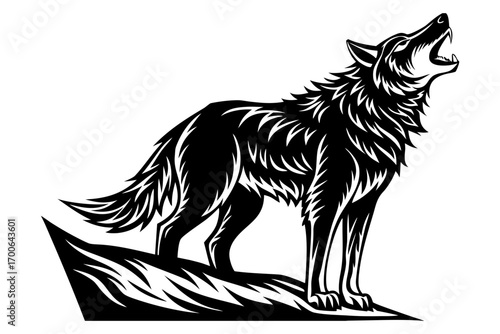 wolf vector illustration