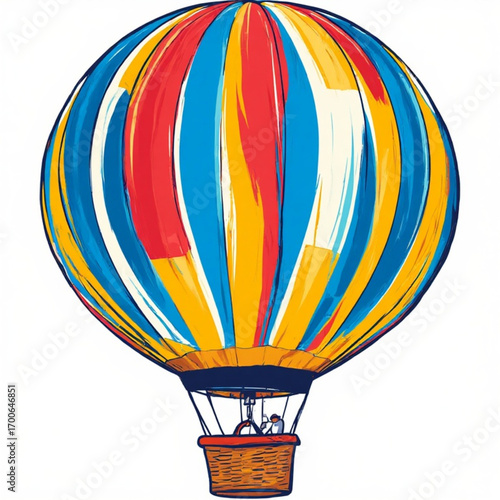 hot air balloon vector