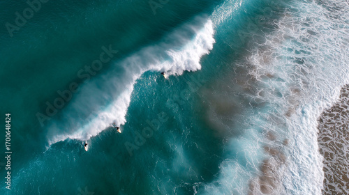 Fototapeta Naklejka Na Ścianę i Meble -  Big ocean waves.