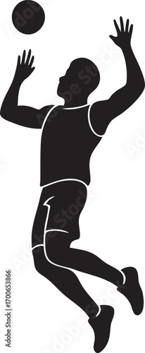 tennis player silhouette vector