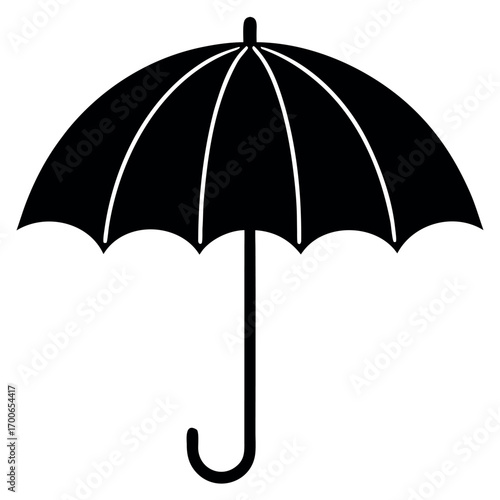 Umbrella flat icon vector design. Rain drop protection