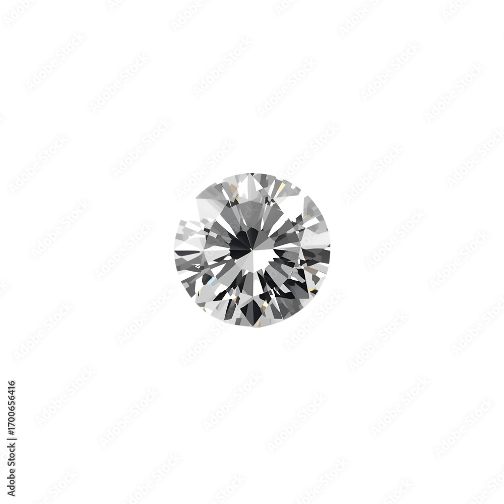 Fototapeta premium diamond on white background