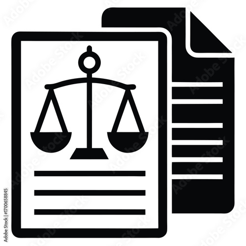 trial balance sheet vector icon