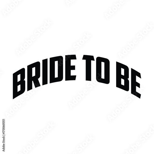 Bride to be - Black hand lettered quote with diamond ring for greeting card, gift tag, label, wedding sets. Groom and bride design.