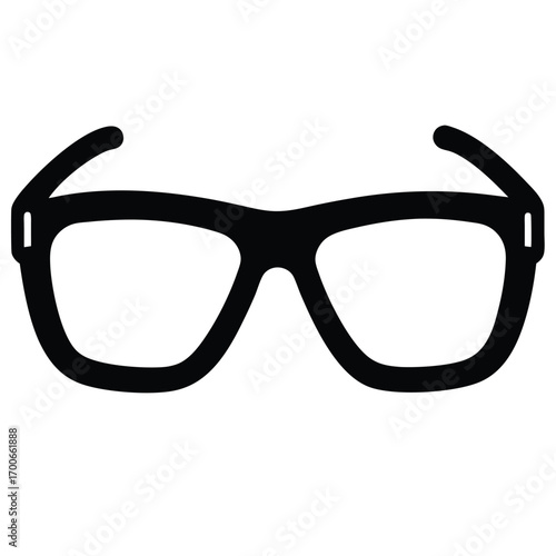 eye care glasses vector icon
