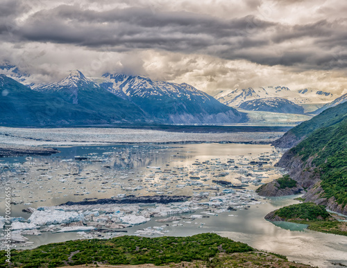 Clouds over Knik Glacier