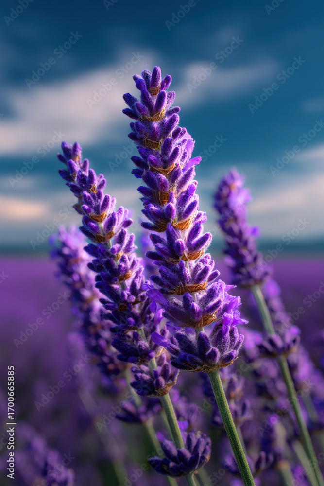 Obraz premium experience stunning summer landscapes of canada featuring blooming lavender fields in montreal