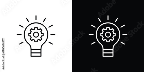 Innovation icon in line design. editable stroke icon.