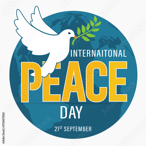 International Peace Day, observed on September 21st, is a global day dedicated to promoting peace, non-violence, and ceasefire.