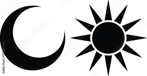 Celestial Harmony The Sun and Moon Representing Balance Duality and the Passage of Time Contrasting Day and Night Symbolizing Opposites