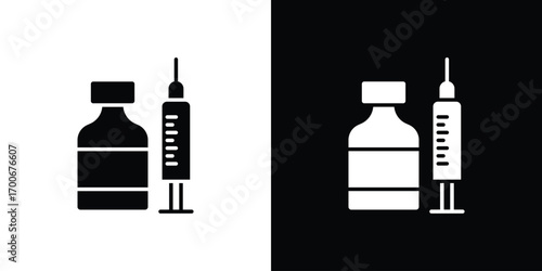 Vaccination icon Concept. vector design and illustration.