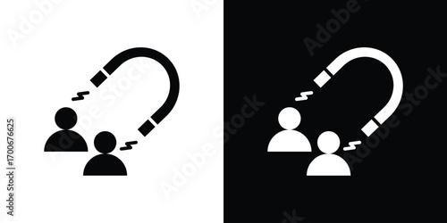 User engagement icon Concept. vector design and illustration.
