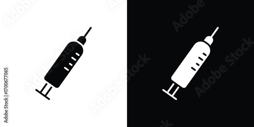 Syringe icon Concept. vector design and illustration.