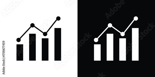 Statistics icon Concept. vector design and illustration.