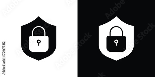 Security lock icon Concept. vector design and illustration.