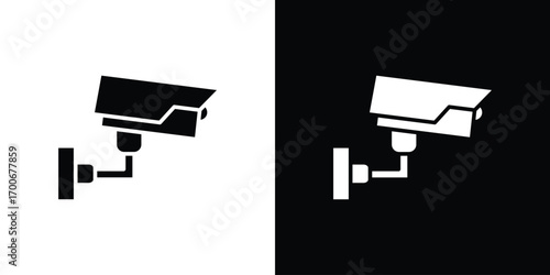 Security camera icon Concept. vector design and illustration.