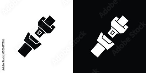Seatbelt icon Concept. vector design and illustration.