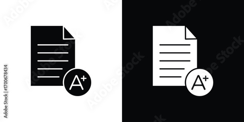 Report card icon Concept. vector design and illustration.