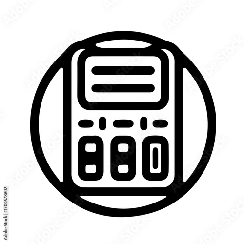 Icon of mobile ticket scanning device