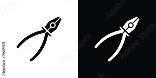 Pliers icon Concept. vector design and illustration.