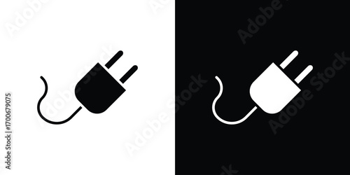 Plug adapter icon Concept. vector design and illustration.