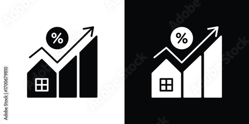 Mortgage icon Concept. vector design and illustration.